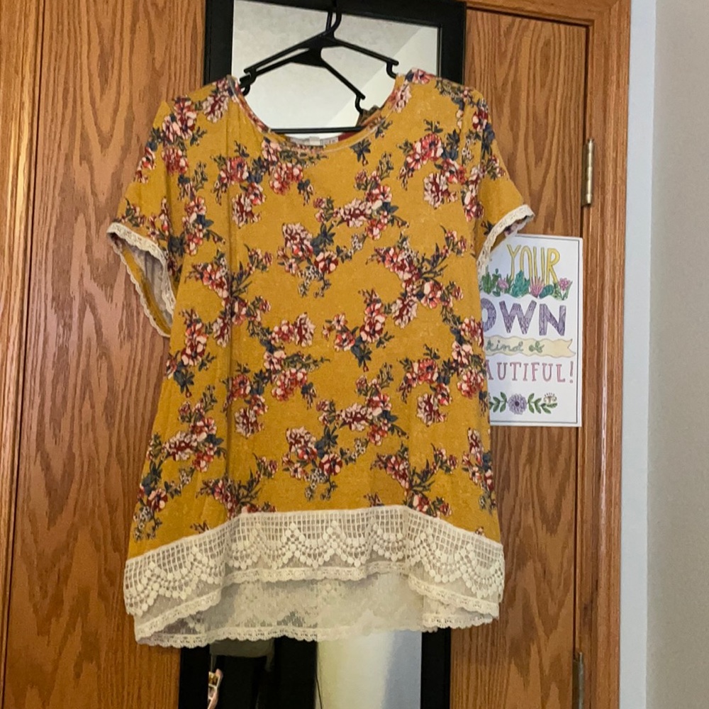 Xxl yellow shirt sleeve shirt